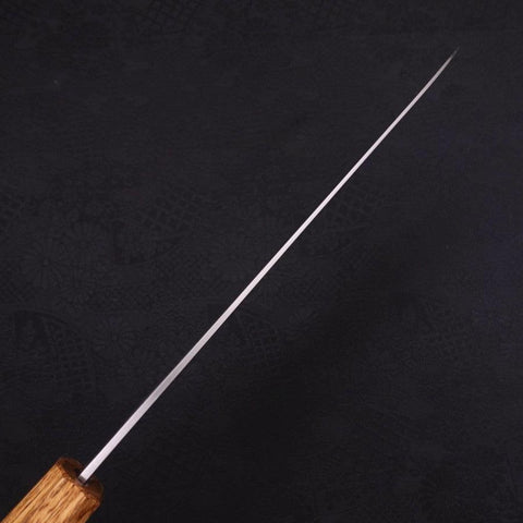 Gyuto White Steel #1 Polished Yaki Urushi Handle 210mm (8.3”)-[Musashi]-[Japanese-Kitchen-Knives]