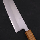Gyuto White Steel #1 Polished Yaki Urushi Handle 240mm (9.4”)-[Musashi]-[Japanese-Kitchen-Knives]
