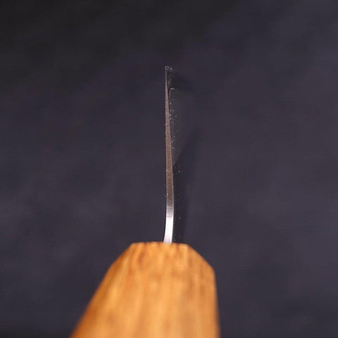 Gyuto White Steel #1 Polished Yaki Urushi Handle 240mm (9.4”)-[Musashi]-[Japanese-Kitchen-Knives]