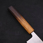 Gyuto White Steel #1 Polished Yaki Urushi Handle 240mm (9.4”)-[Musashi]-[Japanese-Kitchen-Knives]