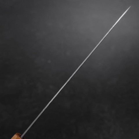 Gyuto White Steel #1 Stainless Clad Tsuchime Yaki Urushi Handle 240mm (9.4”)-[Musashi]-[Japanese-Kitchen-Knives]