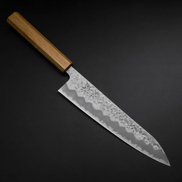 Gyuto-White-Steel-1-Tsuchime-