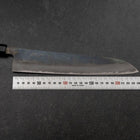 Gyuto White Steel #2 Kurouchi Buffalo Magnolia Handle 240mm (9.4”)-[Musashi]-[Japanese-Kitchen-Knives]