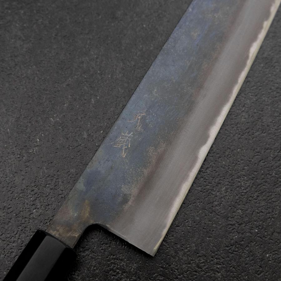 牛刀 白二鋼 黒打 水牛朴木柄 240mm – MUSASHI