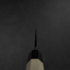 Gyuto White Steel #2 Kurouchi Buffalo Magnolia Handle 240mm-[Musashi]-[Japanese-Kitchen-Knives]