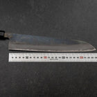 Gyuto White Steel #2 Kurouchi Buffalo Magnolia Handle 240mm-[Musashi]-[Japanese-Kitchen-Knives]