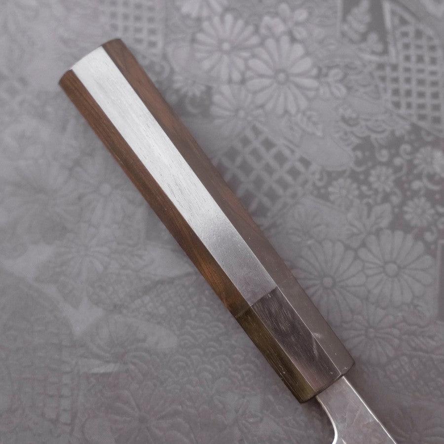 牛刀 青紙2号 黒打 龍 黒檀水牛柄 210mm – MUSASHI