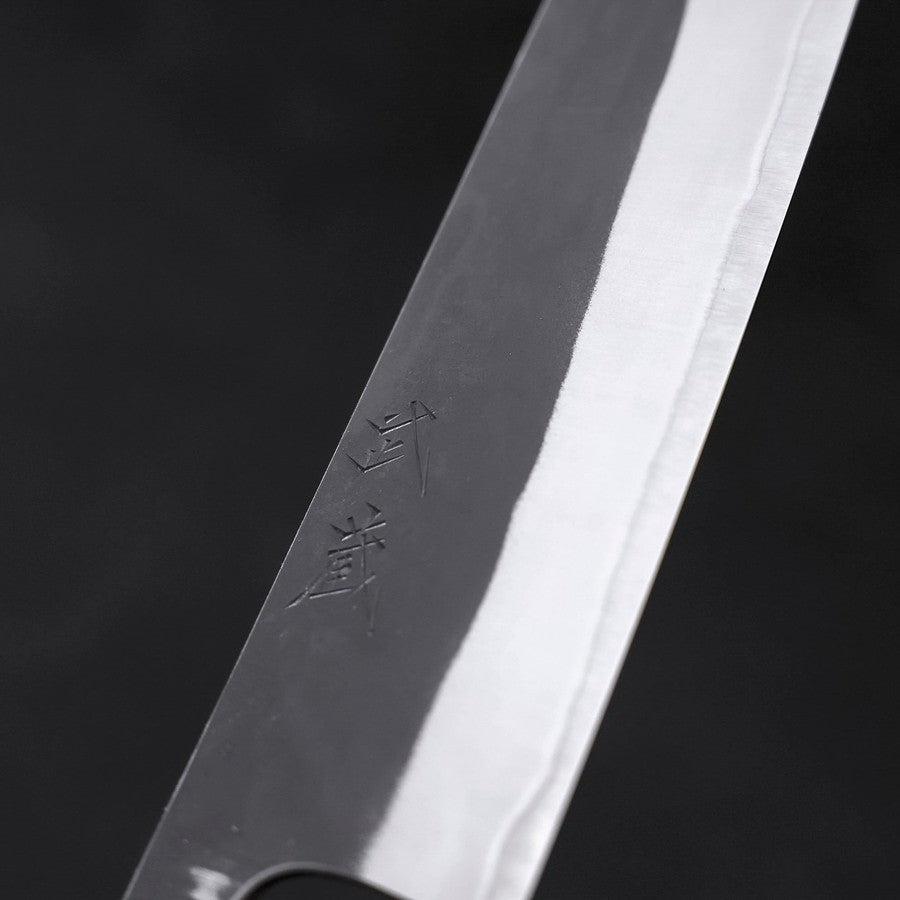牛刀 青紙2号 黒打 黒檀水牛柄 210mm – MUSASHI