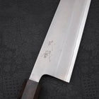 Gyuto White Steel #2 Nashiji Ebony Handle 210mm (8.3”)-[Musashi]-[Japanese-Kitchen-Knives]