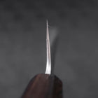 Gyuto White Steel #2 Nashiji Ebony Handle 210mm (8.3”)-[Musashi]-[Japanese-Kitchen-Knives]