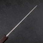 Gyuto White Steel #2 Nashiji Ebony Handle 210mm (8.3”)-[Musashi]-[Japanese-Kitchen-Knives]