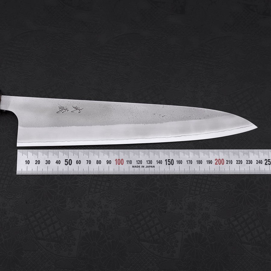 牛刀 白紙2号 梨地 黒檀柄 240mm – MUSASHI