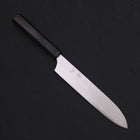 Gyuto White Steel #2 Super Polished Buffalo Ebony Handle 190mm (7.5”)-[Musashi]-[Japanese-Kitchen-Knives]