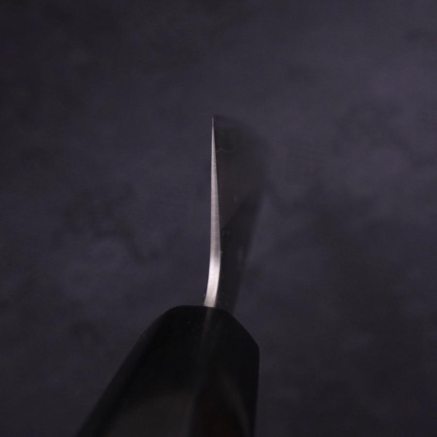 Gyuto White steel #1 Polished Buffalo Magnolia Handle 180mm-White steel #1-Polished-Japanese Handle-[Musashi]-[Japanese-Kitchen-Knives]