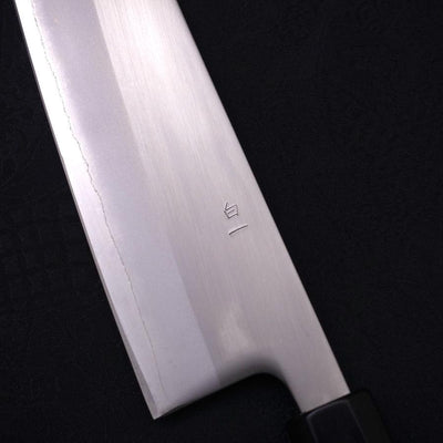 Gyuto White steel #1 Polished Buffalo Magnolia Handle 240mm-White steel #1-Polished-Japanese Handle-[Musashi]-[Japanese-Kitchen-Knives]