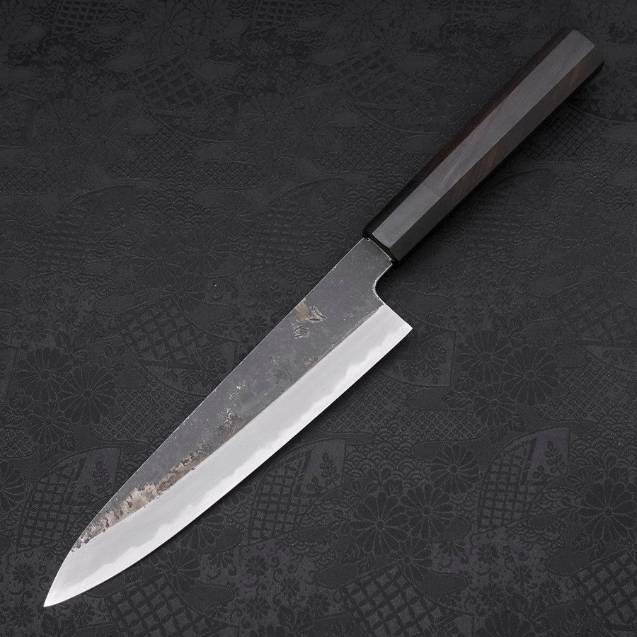 牛刀 白紙2号 黒打 龍 黒檀水牛柄 210mm – MUSASHI