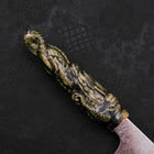 Gyuto ZA-18 Damascus Ceramics Dragon Handle 210mm (8.3”)-[Musashi]-[Japanese-Kitchen-Knives]