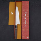 Gyuto ZDP-189 Polished Buffalo Chestnuts Handle 210mm (8.3”)-[Musashi]-[Japanese-Kitchen-Knives]