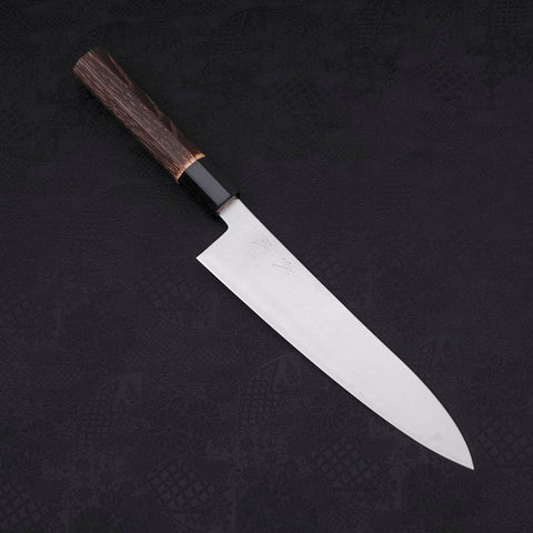 Gyuto ZDP-189 Polished Buffalo Chestnuts Handle 210mm (8.3”)-[Musashi]-[Japanese-Kitchen-Knives]