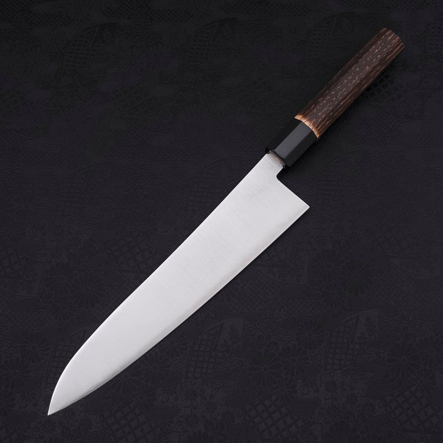 牛刀 ZDP-189 磨き 栗水牛柄 240mm – MUSASHI
