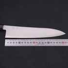 Gyuto ZDP-189 Polished Buffalo Ebony Handle 210mm (8.3”)-[Musashi]-[Japanese-Kitchen-Knives]