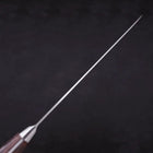 Gyuto knife AUS-8 Polished Western Mahogany Handle 210mm (8.3”)-[Musashi]-[Japanese-Kitchen-Knives]