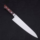 Gyuto knife AUS-8 Polished Western Mahogany Handle 210mm (8.3”)-[Musashi]-[Japanese-Kitchen-Knives]