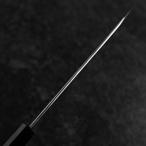 Kiritsuke Blue Steel #1 Suminagashi Buffalo Ebony Handle 200mm