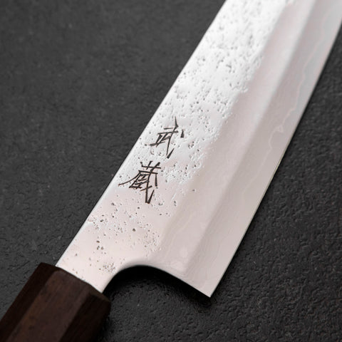 Cuchillo Santoku Inoxidable VG-10 Pulido Sakura con Mango de Ébano, 175 mm