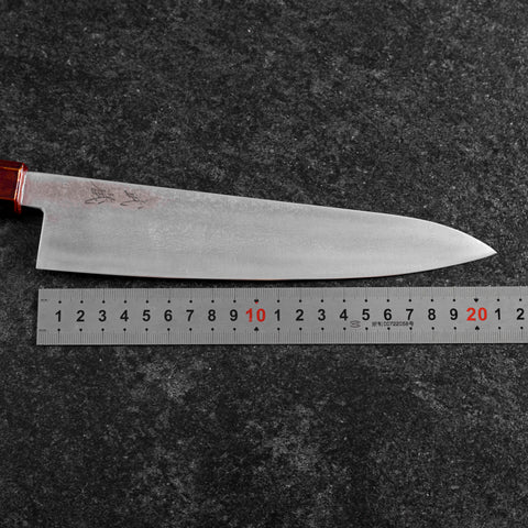 Gyuto VG-10 Damascus Yamanaka Red Urushi Handle 210mm (8.3”)