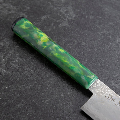 Gyuto VG-10 Damascus Ocean Green Handle 210mm (8.3”)