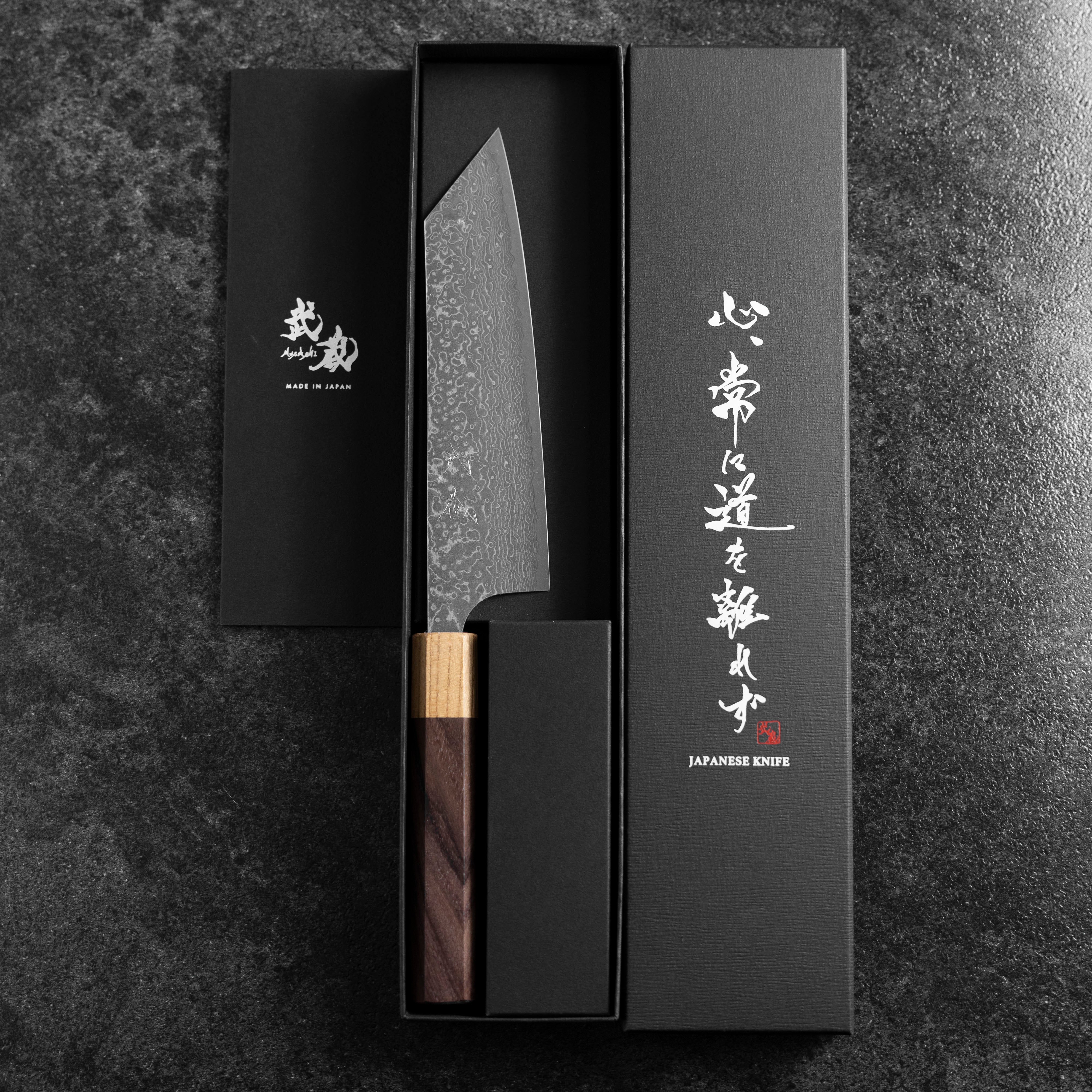 牛刀 VG-10 ダマスカス 紫檀柄 180mm – MUSASHI