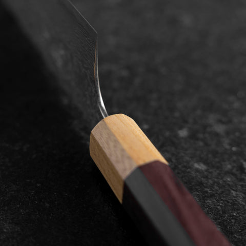 Santoku SPG-Strix Damascus Shitan Handle 165mm (6.5”)