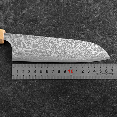 Santoku SPG-Strix Damascus Shitan Handle 165mm (6.5”)