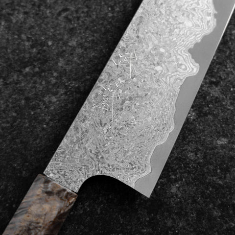Gyuto VG-XEOS Damascus Maple Handle 200mm (7.9”)