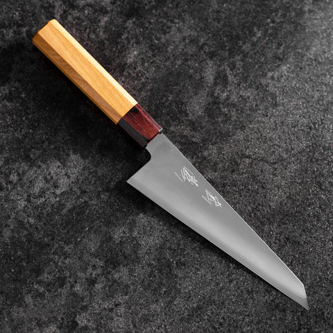 Garasuki(去骨刀) 白紙2號鋼 黑檀水牛柄 150mm
