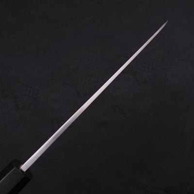 Santoku White steel #2 Kasumi Chokin Samurai New Moon Buffalo Ebony Handle 180mm