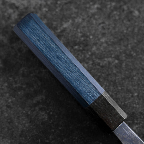Bunka Stainless Clad Blue Super Kurouchi Blue Urushi Handle 170mm (6.7”)