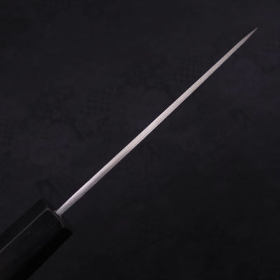 Koyanagi White steel #2 Kasumi Chokin Nami Buffalo Ebony Handle 110mm