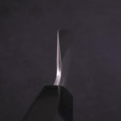 Santoku Silver Steel #3 Kasumi Chokin Sakura Fuji Buffalo Ebony Handle 180mm