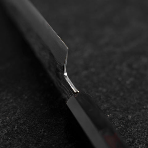 Petty White Steel #1 Tsuchime Buffalo Ebony Handle 135mm