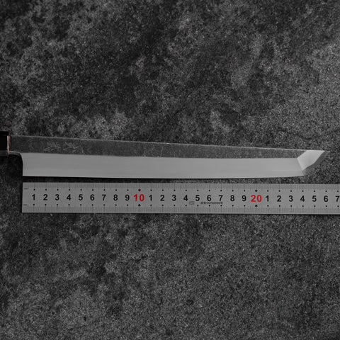 Sakimaru Takohiki Blue Steel #2 Kurouchi Buffalo Wenge Handle 270mm (10.6”)