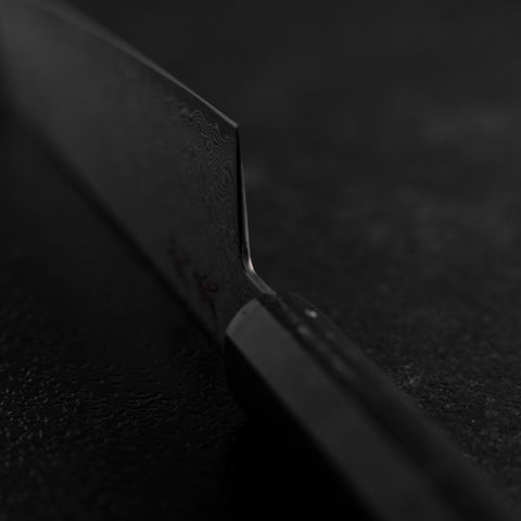 Bunka VG-10 Damascus Ocean Black Handle 165mm