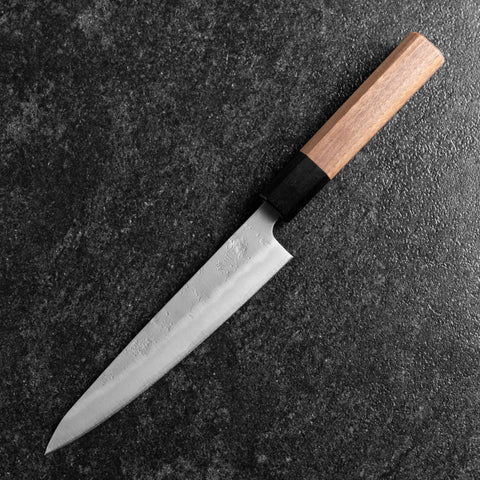 Petty Silver Steel #3 Nashiji Buffalo Walnut Handle 150mm