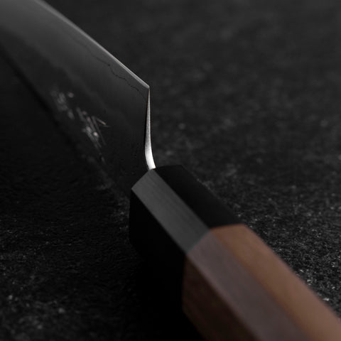 Petty Silver Steel #3 Nashiji Buffalo Walnut Handle 150mm