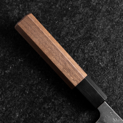 Petty Silver Steel #3 Nashiji Buffalo Walnut Handle 150mm