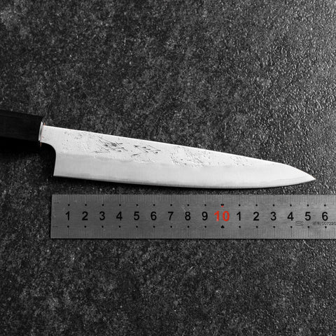 Petty Silver Steel #3 Nashiji Buffalo Walnut Handle 150mm