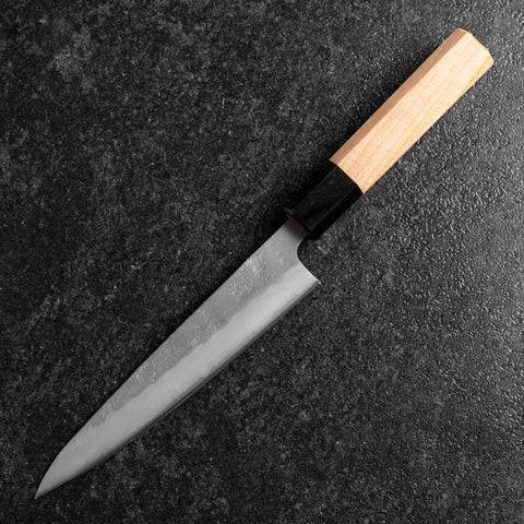 Petty Silver Steel #3 Nashiji Buffalo Cherry Handle 150mm