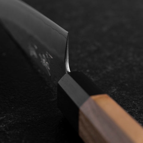 Petty Silver Steel #3 Nashiji Buffalo Cherry Handle 150mm