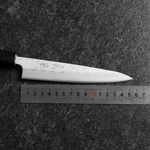Petty Silver Steel #3 Nashiji Buffalo Cherry Handle 150mm